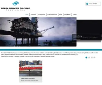 Steelserviceoilfield.com(Steel Service OilField Tubular) Screenshot