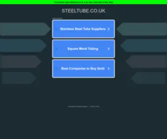 Steeltube.co.uk(Steeltube) Screenshot