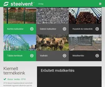 Steelvent.hu(Kerítés) Screenshot