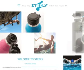 Steely.co.za(Steely Water Bottles) Screenshot