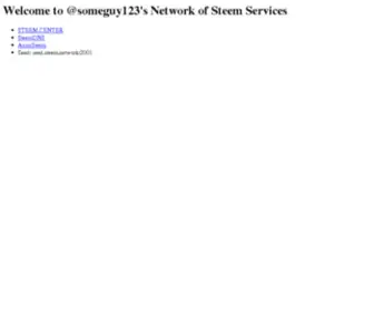 Steem.network(Steem network) Screenshot