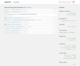 Steemd.com(Steem) Screenshot