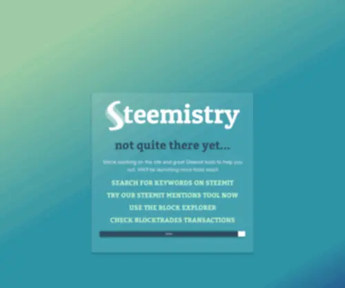 Steemistry.com(Steemistry) Screenshot