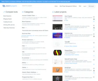 Steemprojects.com(Steem Projects) Screenshot
