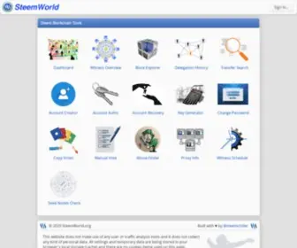 SteemWorld.org(Steem) Screenshot