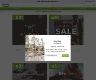 Steepandcheap.com(Online Outdoorwinkel) Screenshot