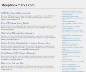 Steepbookmarks.com(Steepbookmarks) Screenshot