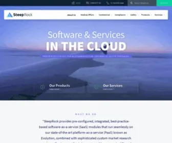 Steeprockinc.com(Software & Services in the cloud. Provided exclusively for life) Screenshot