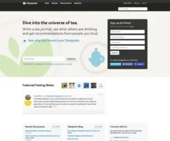 Steepster.com(A Tea Community) Screenshot