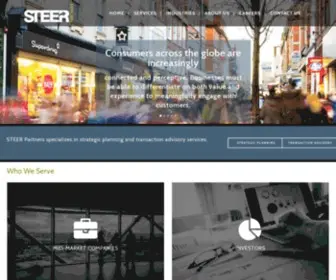 Steerpartners.com(STEER is a consulting firm specializing in transaction advisory and strategic growth) Screenshot