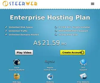 Steerwebserver.com(Low Cost Web Hosting) Screenshot