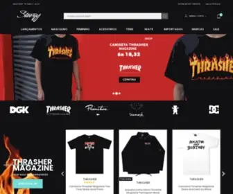 Steezy.com.br(Camisetas Thrasher) Screenshot