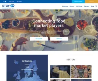 Stef.it(Il Gruppo STEF collega l’universo dei produttori agroalimentari e l’universo del consumo) Screenshot