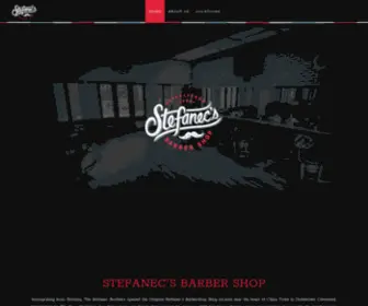 Stefanecsbarbershop.com(Stefanec’s Barber Shop) Screenshot