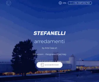 Stefanelliarredamenti.com(Stefanelli mobili e arredamenti interno casa a Perignano di Lari Pisa in Toscana Italia) Screenshot