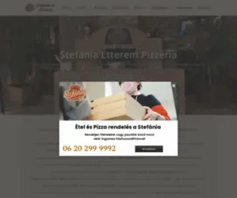 Stefaniapizzeria.hu Screenshot