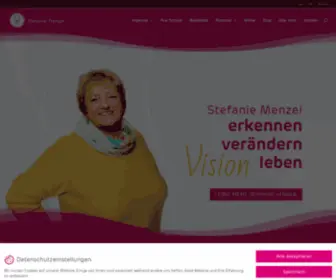 Stefaniemenzel.de(Stefanie Menzel) Screenshot