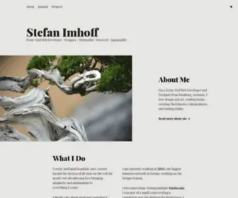 Stefanimhoff.de(Stefan Imhoff) Screenshot
