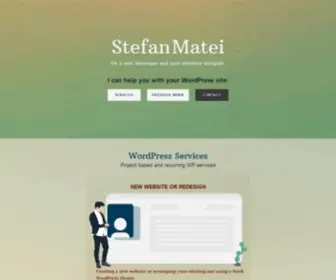 Stefanmatei.com(Stefan's WordPress Services) Screenshot