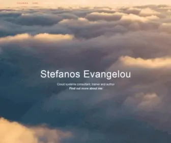 Stefanos.cloud(Stefanos Evangelou) Screenshot