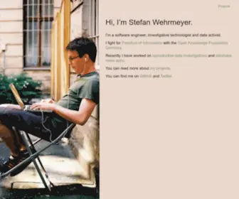 Stefanwehrmeyer.com(Stefan Wehrmeyer) Screenshot