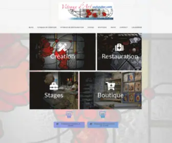 Stefatelier.com(Stef Atelier Vitraux d art) Screenshot