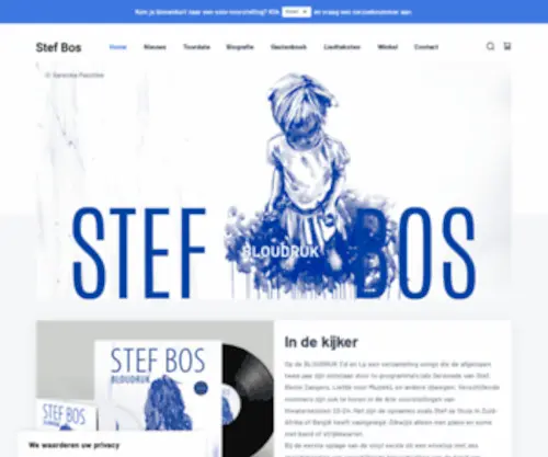 Stefbos.nl(STEF BOS) Screenshot