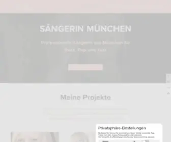 Steffi-Trinker.de(Sängerin München) Screenshot