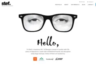 Stefivanov.com(Freelance UX UI Designer) Screenshot