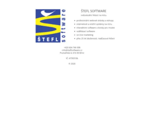 Steflsoftware.cz(Štefl software) Screenshot