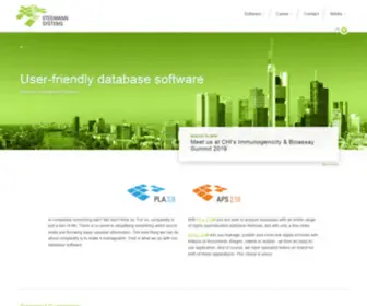 Stegmannsystems.com(We develop database software) Screenshot