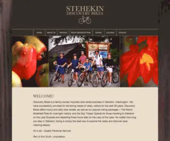 Stehekindiscoverybikes.com(Bike Rentals in Stehekin) Screenshot