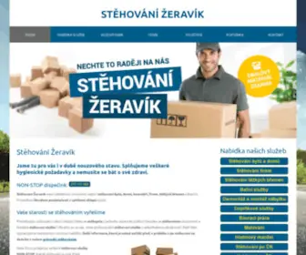 Stehovani-Zeravik.cz(Stěhovací a vyklízecí služby po celé ČR) Screenshot