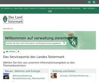 Steiermark.at(Verwaltungsportal der Steiermärkischen Landesregierung ) Screenshot