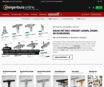 Steigerbuis-Online.nl(Buiskoppelingen en Steigerbuis Op Maat Gezaagd) Screenshot