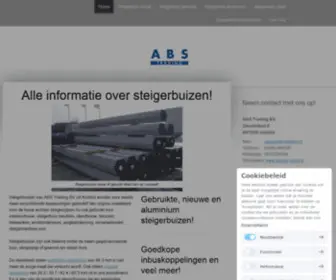 Steigerbuis.nl(Goedkoop en snelle levering van steigerbuizen door heel Nederland) Screenshot