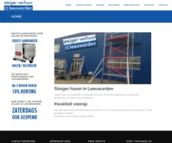 Steigerverhuurleeuwarden.nl(Steiger verhuur Leeuwarden) Screenshot