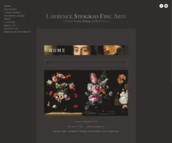 Steigrad.com(LAWRENCE STEIGRAD FINE ARTS) Screenshot