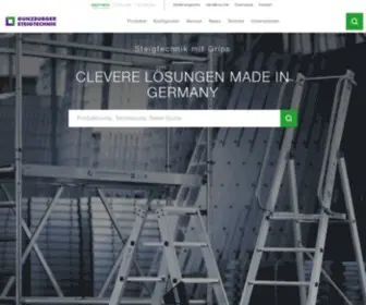 Steigtechnik.de(Günzburger Steigtechnik) Screenshot