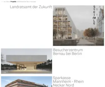 Steimle-Architekten.com(Steimle Architekten) Screenshot