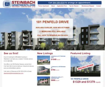 Steinbachapartments.com(SteinbachApartments) Screenshot