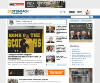 Steinbachonline.com(Local news) Screenshot