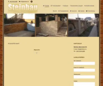 Steinbau.hu(Falburkoló) Screenshot