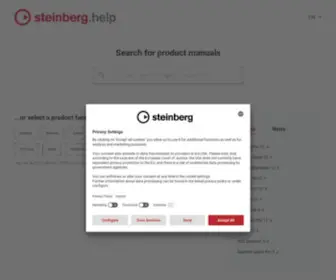 Steinberg.help Screenshot