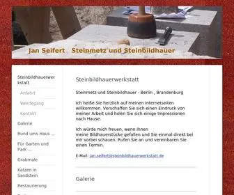 Steinbildhauerwerkstatt.de(Steinbildhauerwerkstatt Jan Seifert) Screenshot