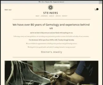 Steinersjewelry.com(Steiners Jewelry) Screenshot