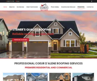 Steinersqualityroofing.com(Steiners Quality Roofing) Screenshot