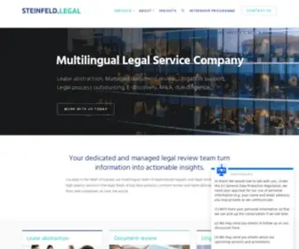 Steinfeldlegal.com(Steinfeld Legal) Screenshot