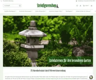 Steinfigurenshop.de(Steinfiguren kaufen // Steinfiguren und Buddhas für Haus und Garten) Screenshot