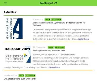 Steinfurter-Gal.de(Grün) Screenshot